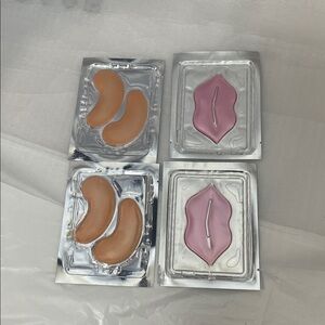 🌹20 for $20 Lip and Eye Mask Set 4 piece Pink and Orange